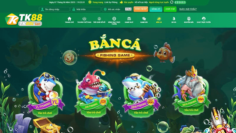 Những đặc điểm nổi bật của bắn cá tk88