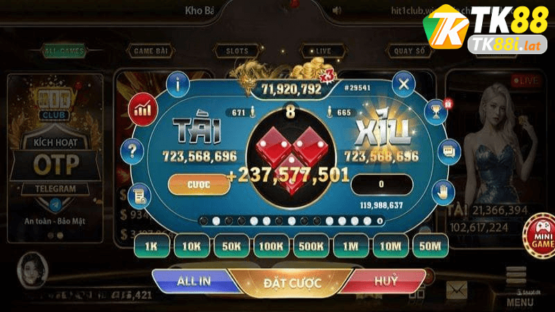 nền tảng chơi game tài xỉu online
