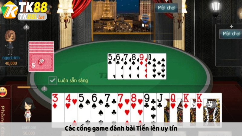 Game đánh bài tiến lên