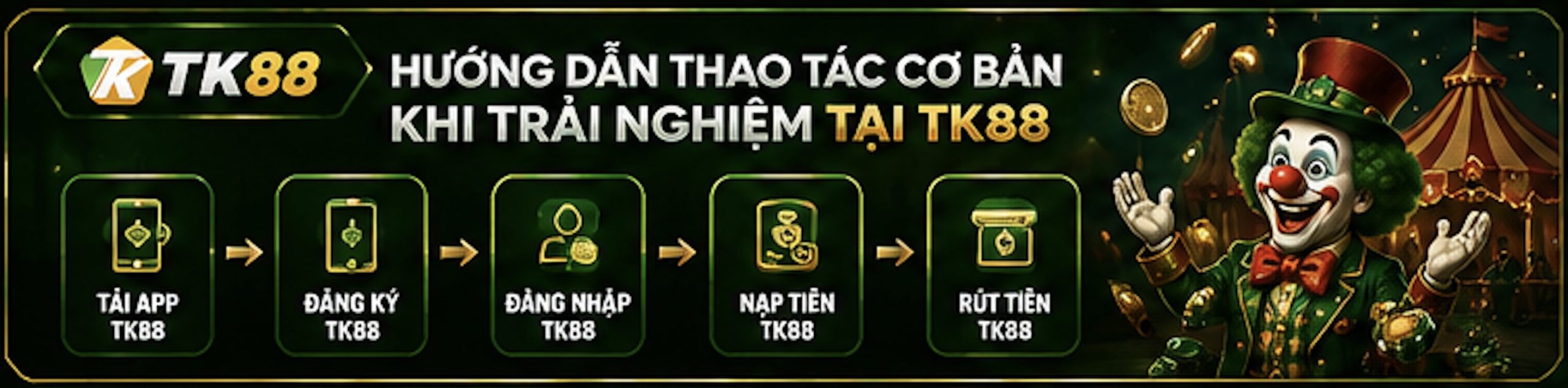 TK88 Hướng dẫn thao tác cơ bản khi trải nghiệm tại TK 88 TK88 Hướng dẫn thao tác cơ bản khi trải nghiệm tại TK 88